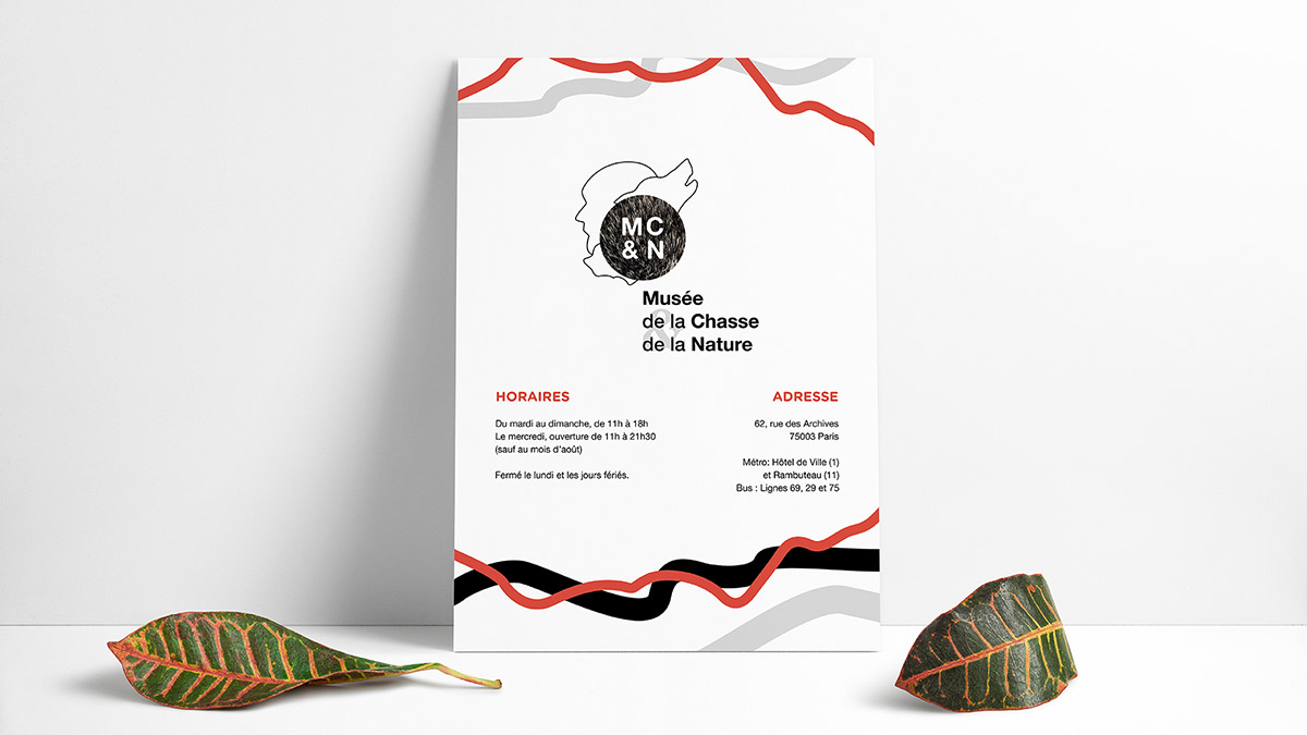 Image du projet de la refonte graphique du musée de la chasse et de la nature