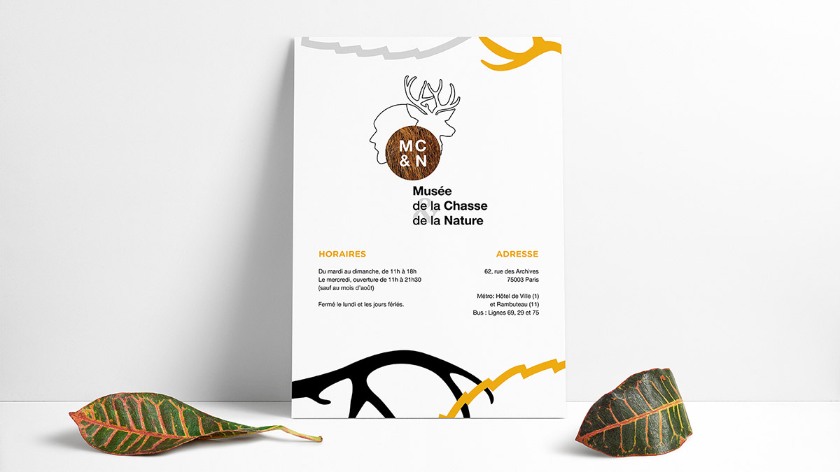 Image du projet de la refonte graphique du musée de la chasse et de la nature