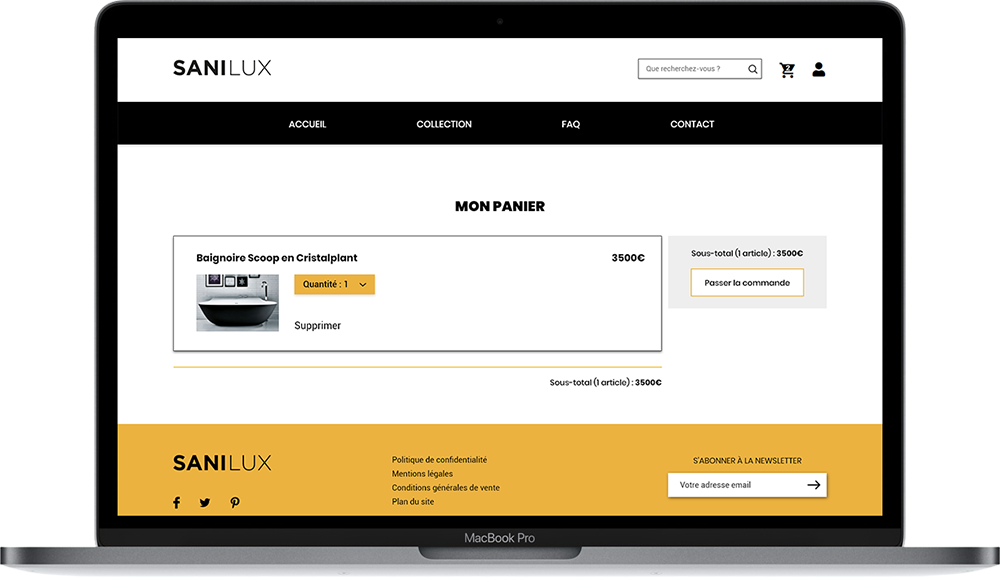 Image de la maquette du projet Sanilux