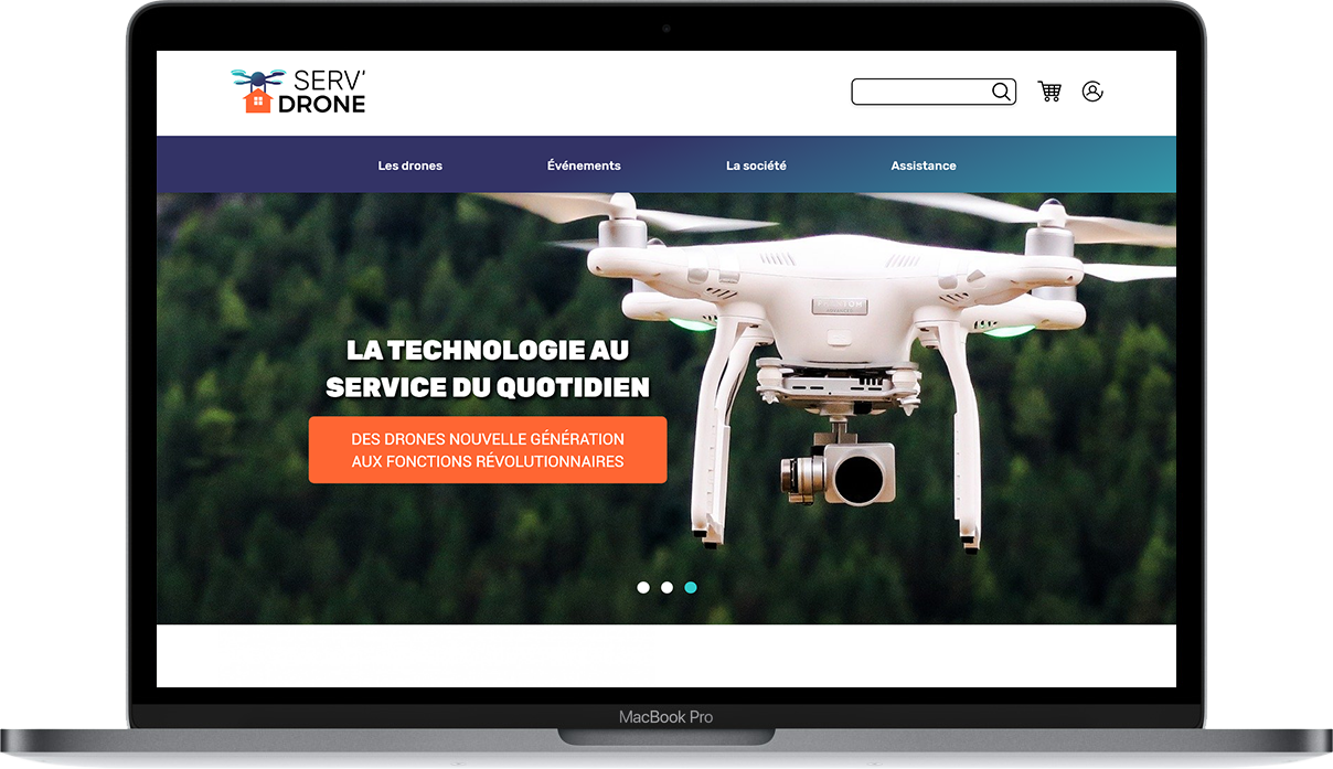 Image de la maquette du projet Serv'Drone