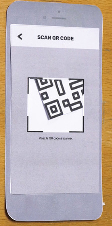 Image d'un écran du second prototype papier du projet Voisilien